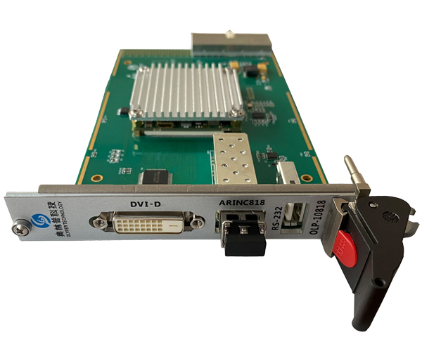 OLP-10818，CPCI/PXI，1通道，ARINC818/DVI转换模块 